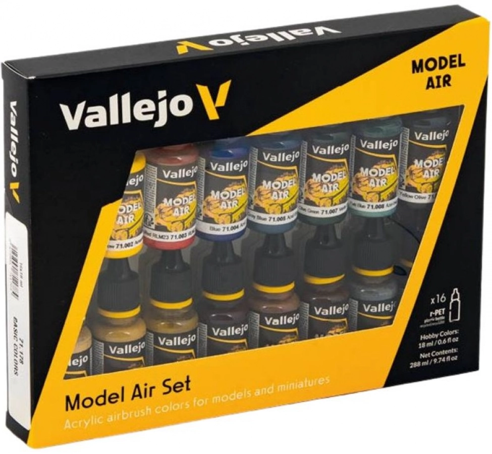 Vallejo: 71.178 - Model Air - Basic Colors (16x17 ml)